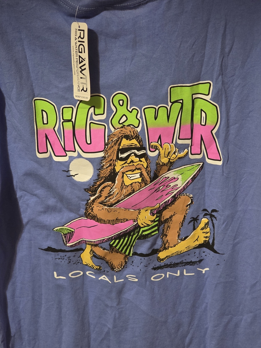 Rig & Water Graphic Surf Tee